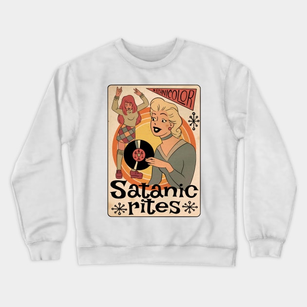 Satanic rites Crewneck Sweatshirt by atomiqueacorn